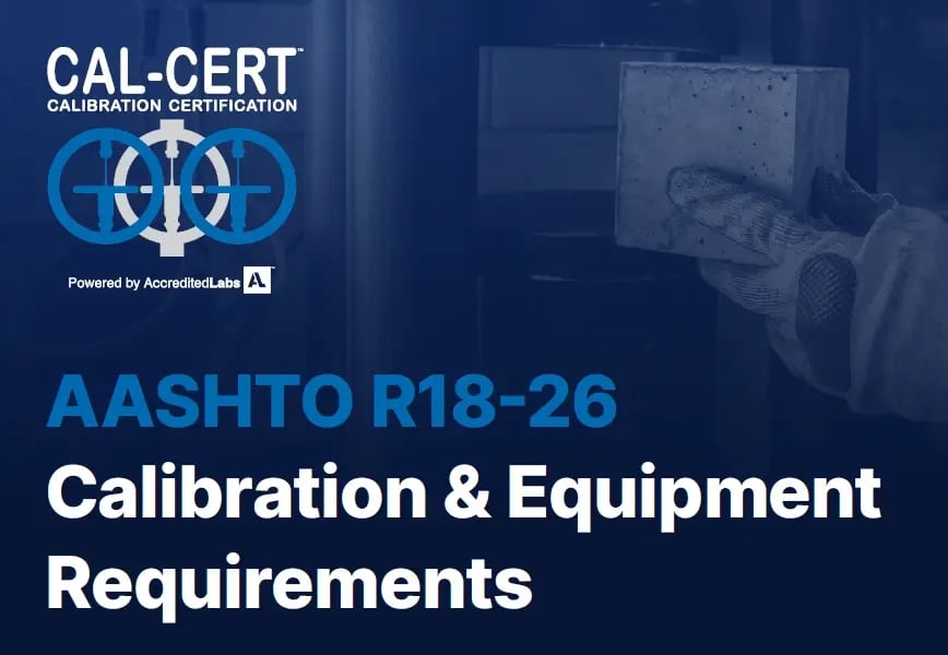 AASHTO R18-26 Calibration & Equipment Requirements Checklist