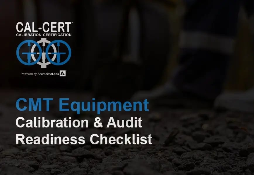CMT Equipment Audit-Readiness Checklist